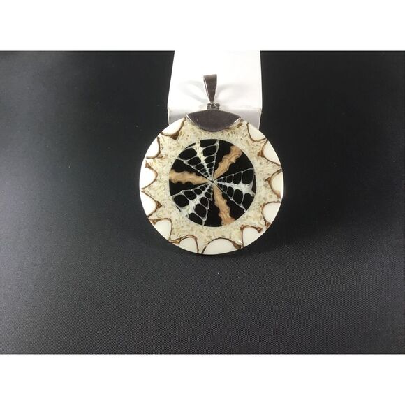 Handmade Art Jewlery Pendent & Earring Set‎ Sterling Silver 925 finding - Picture 10 of 10